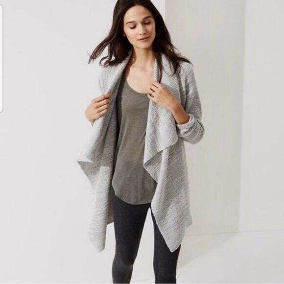 ✨ Lou & Grey Wool Blend Waterfall Cardigan✨ - Picture 1 of 5